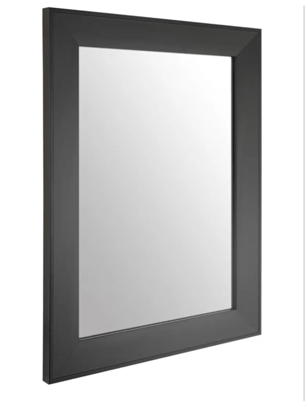 NEW Black Rectangular Wall Mirror 12
